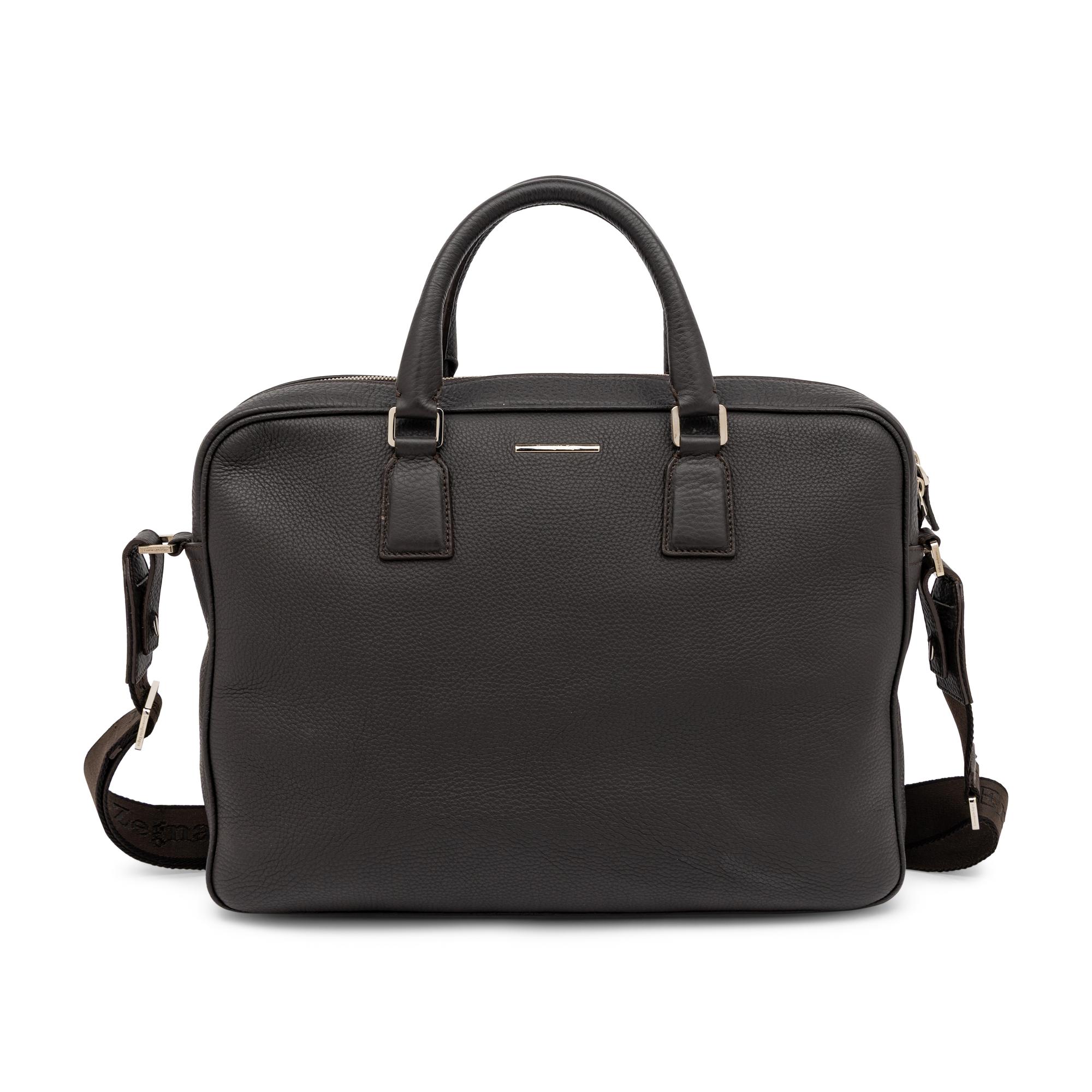 Ermenegildo Zegna, Leather Messenger Bag