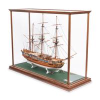 A Cased Model of The Royal Caroline