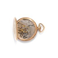 RAYMOND YARD, ANTIQUE, 14K YELLOW GOLD OPEN FACE POCKET WATCH
