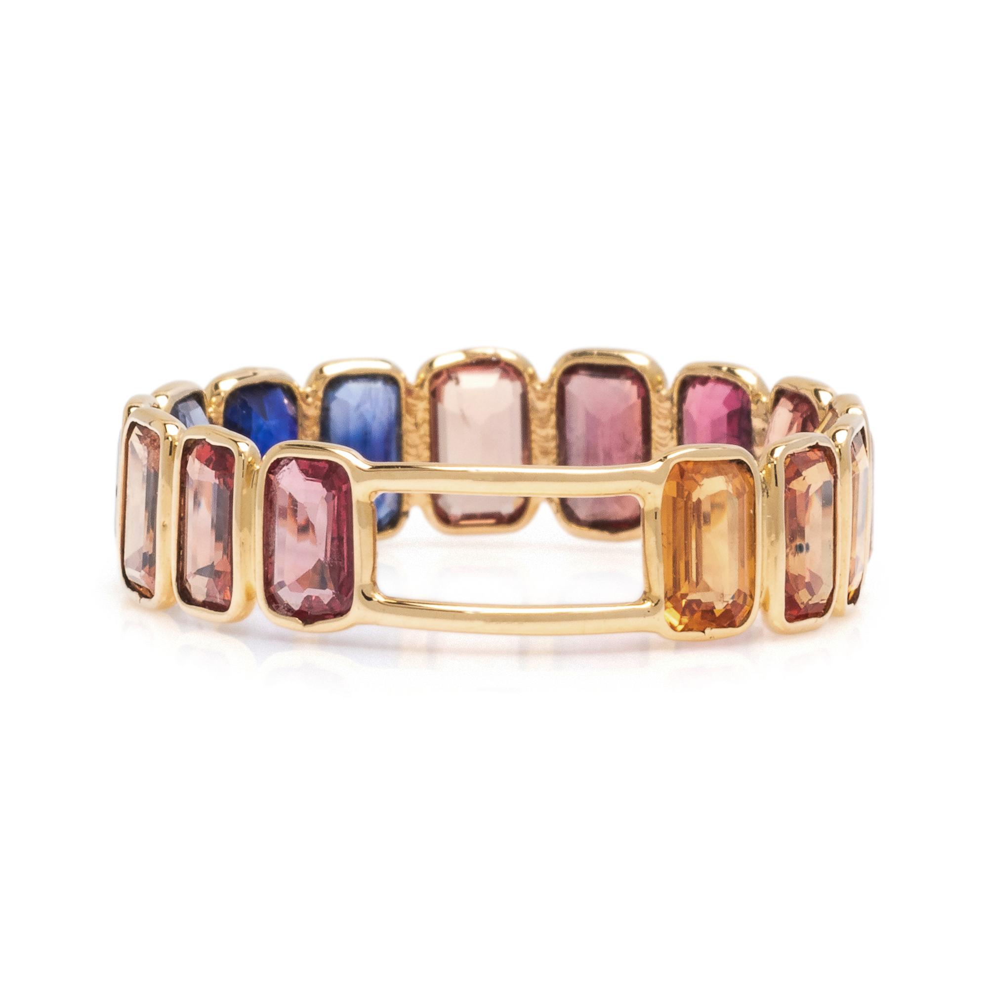 MULTICOLOR GEMSTONE RING