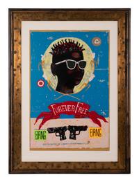 A group of three prints from the Forever Free portfolio ( Join the Band; Forever Free; Now Playing )