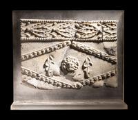 A Lead Sarcophagus Fragment
