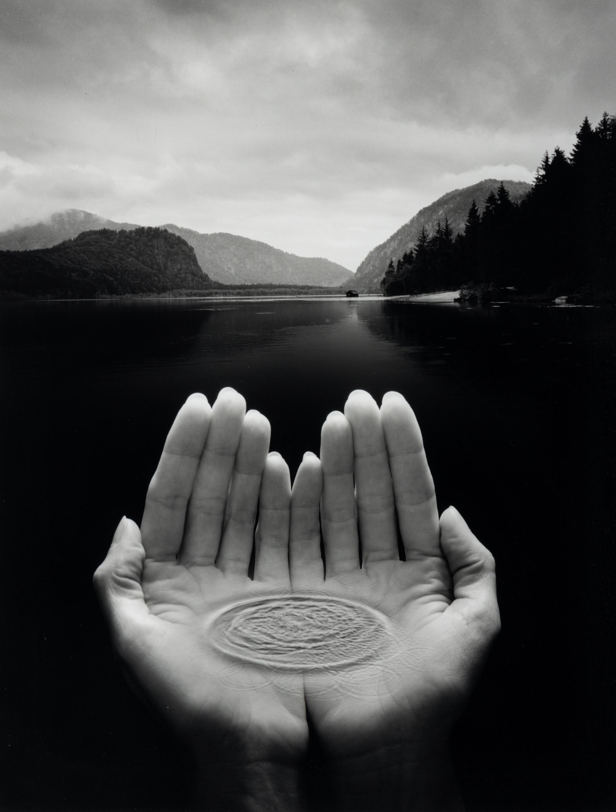 Untitled (Hands Emerging from Lake) , 2003