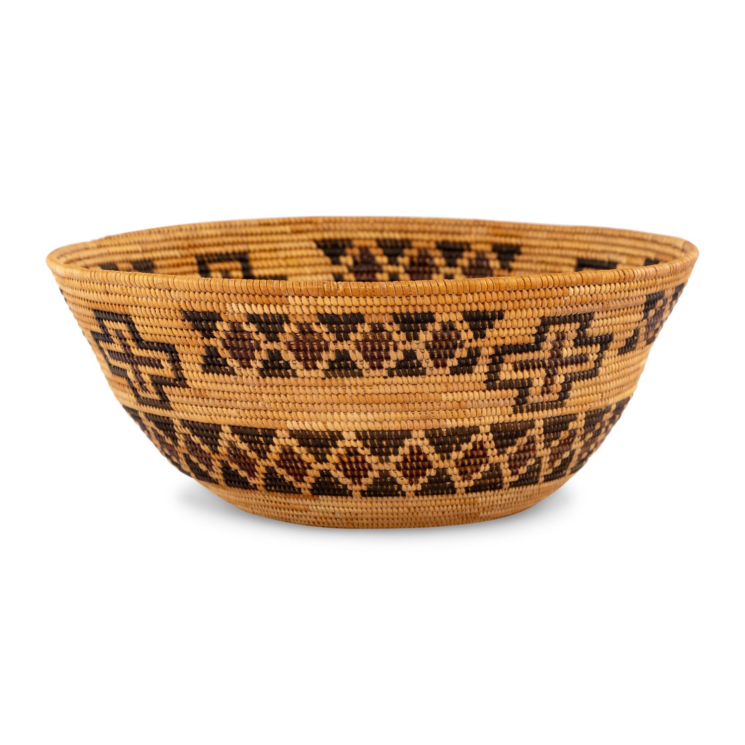 Yokut Polychrome Basket