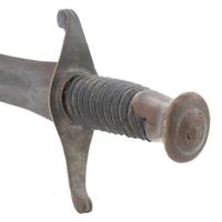 Restored Thomas Leech & Co Tennessee Side Knife with Belt, Frog and Scabbard
