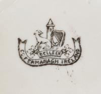 A Belleek Neptune Tea Service, Width of tray 17 inches.