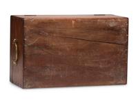 An English Brass Mounted Mahogany Box