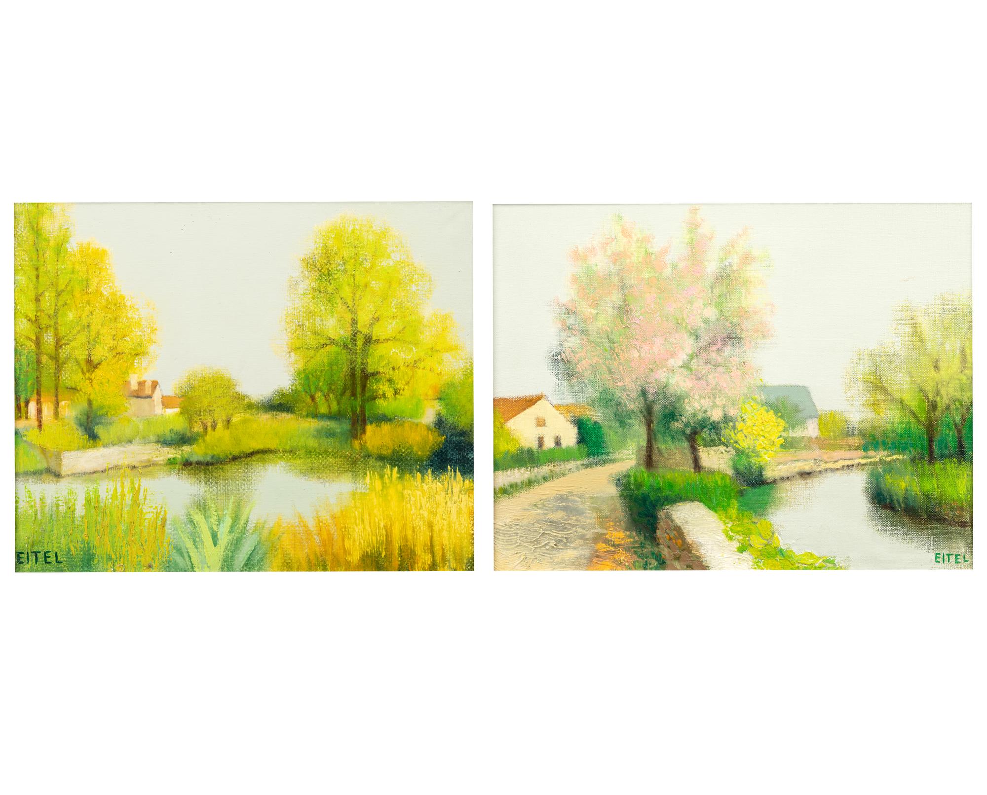Episy and Mai à Beaugency (Val de Loire) (a pair of works)