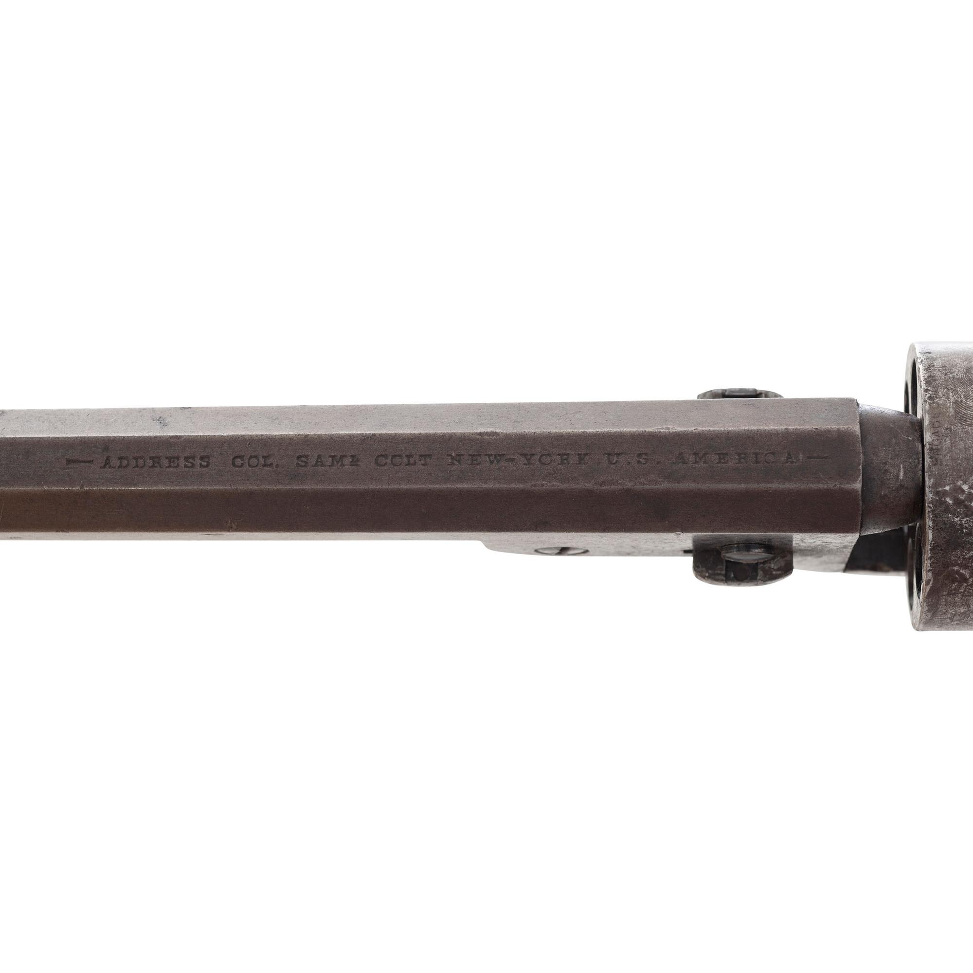 Colt Model 1851 Navy Revolver Inscribed to B.J. Van Valkenburg - 21st Wisconsin Infantry
