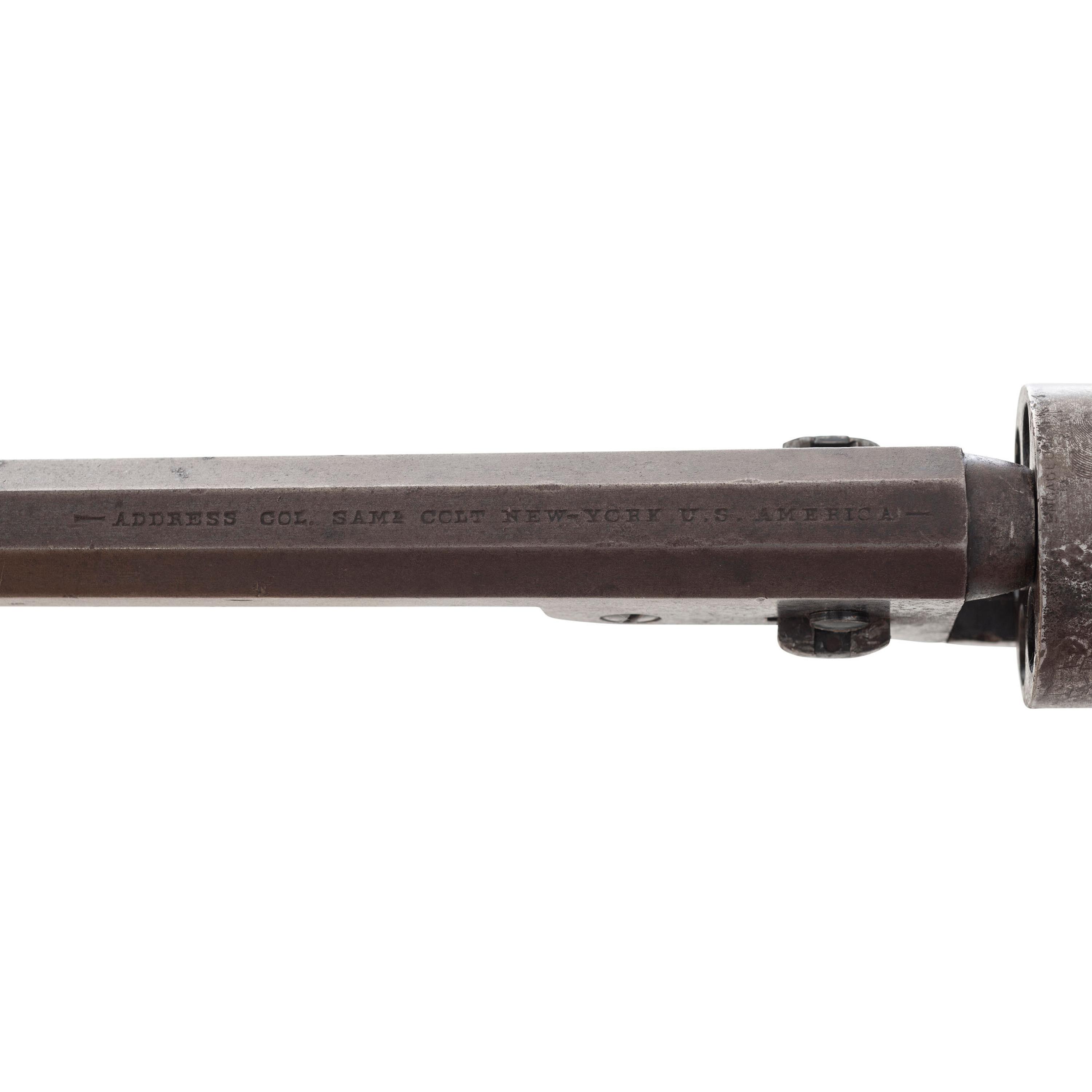 Colt Model 1851 Navy Revolver Inscribed to B.J. Van Valkenburg - 21st Wisconsin Infantry