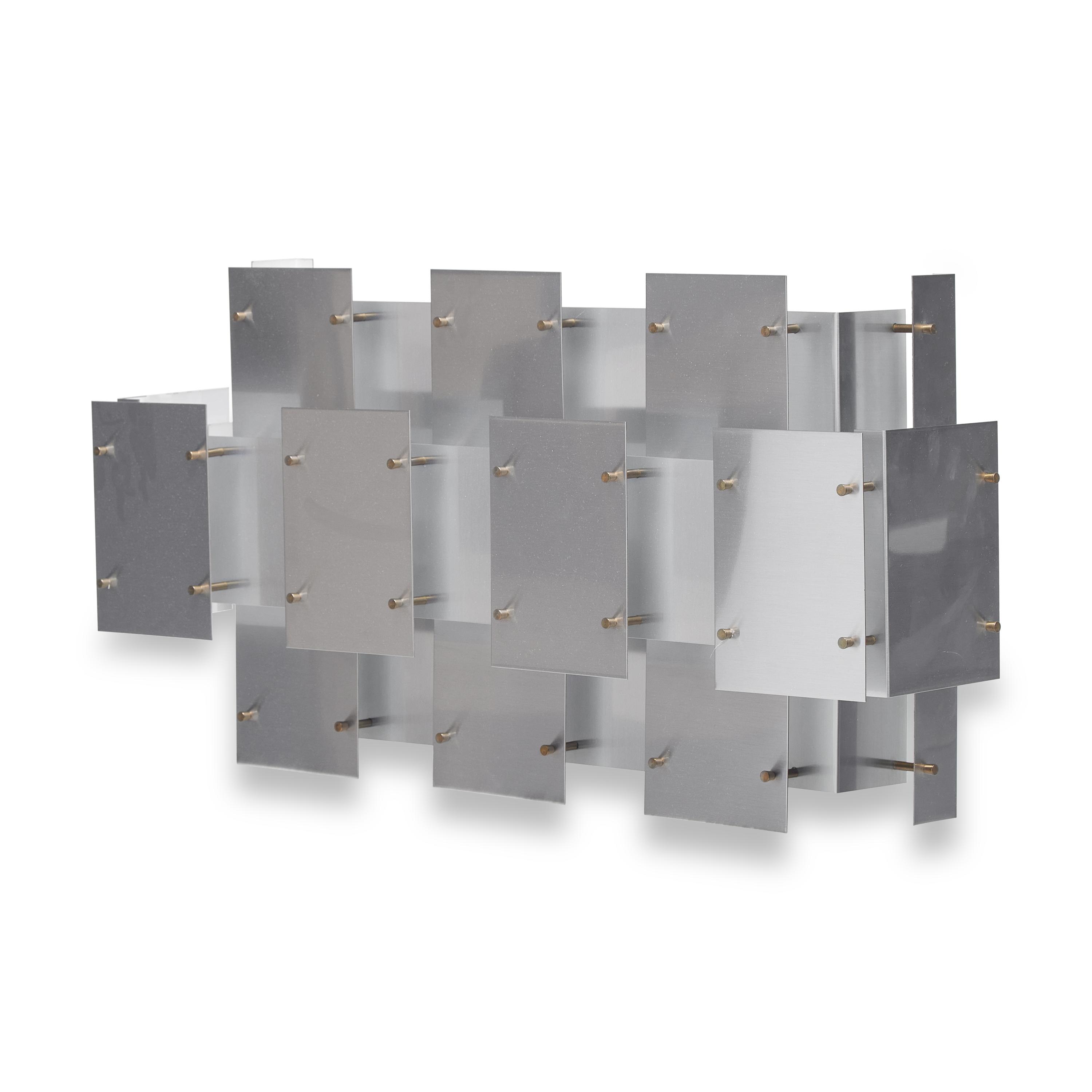 Large 'Cityscape' Wall Sconce, c. 1970