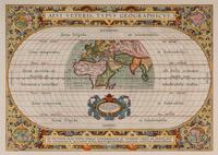 [MAP]. ORTELIUS, Abraham (1527-1598). Aevi Veteris, Typus Geographicus . Antwerp, 1601.