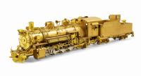 A Brass ON-3 Gauge 2-8-2 Locomotive and Tender