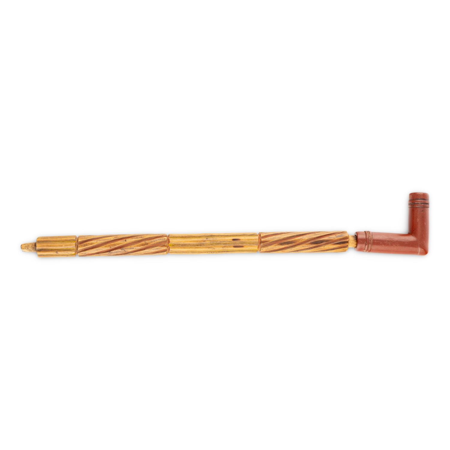 Western Great Lakes Pipe, with Decorated Stem