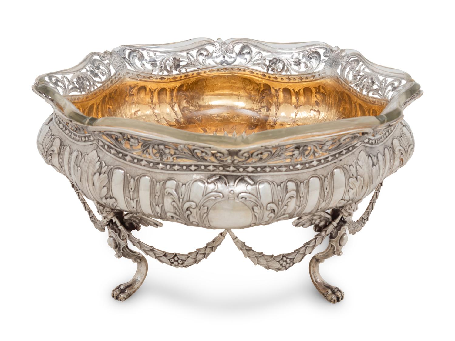 A Continental Silver Centerpiece Bowl