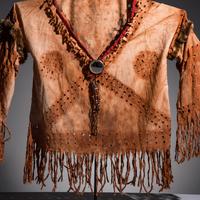 Blackfeet Painted Shirt, with Cutouts