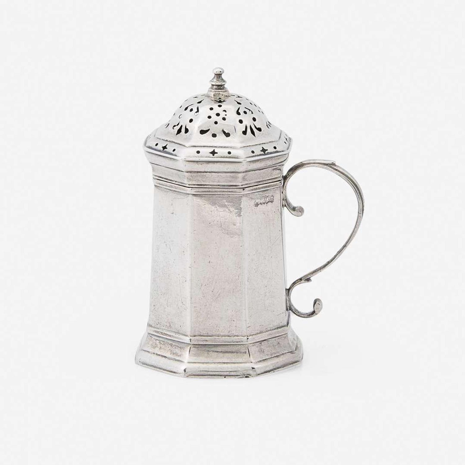 A silver dredger John Burt (1692-1745), Boston, MA, circa 1720