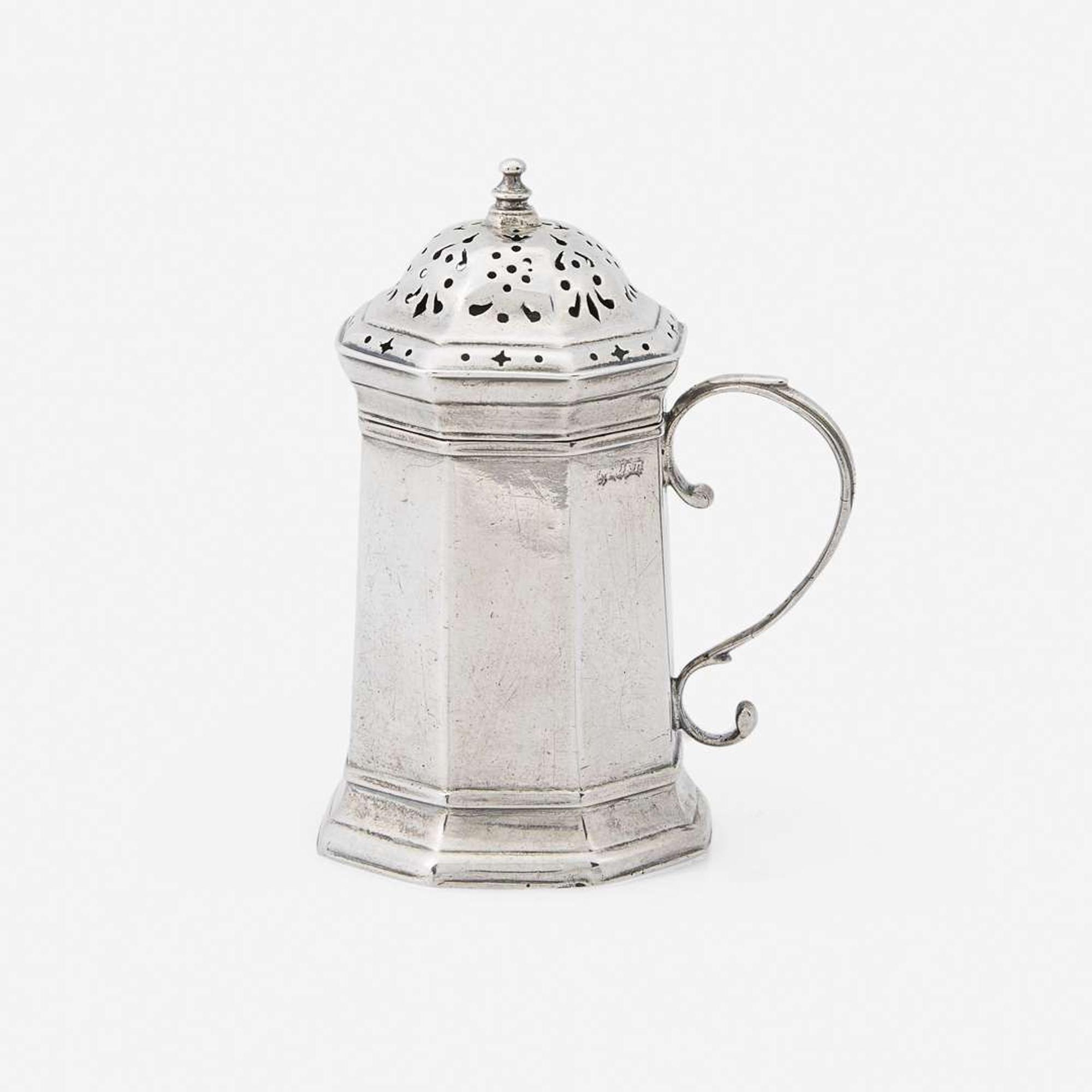 A silver dredger John Burt (1692-1745), Boston, MA, circa 1720