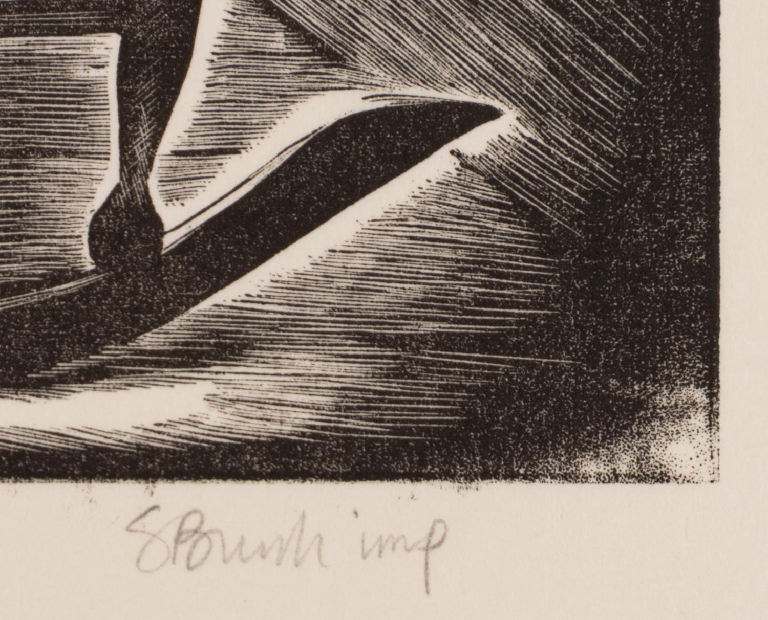 A group of four American prints (Irving Amen, Bitter Harvest ; Richard Correll, The Railroaders ; John de Martelly, Give us this Day ; Barbara Latham, A Negro Group )
