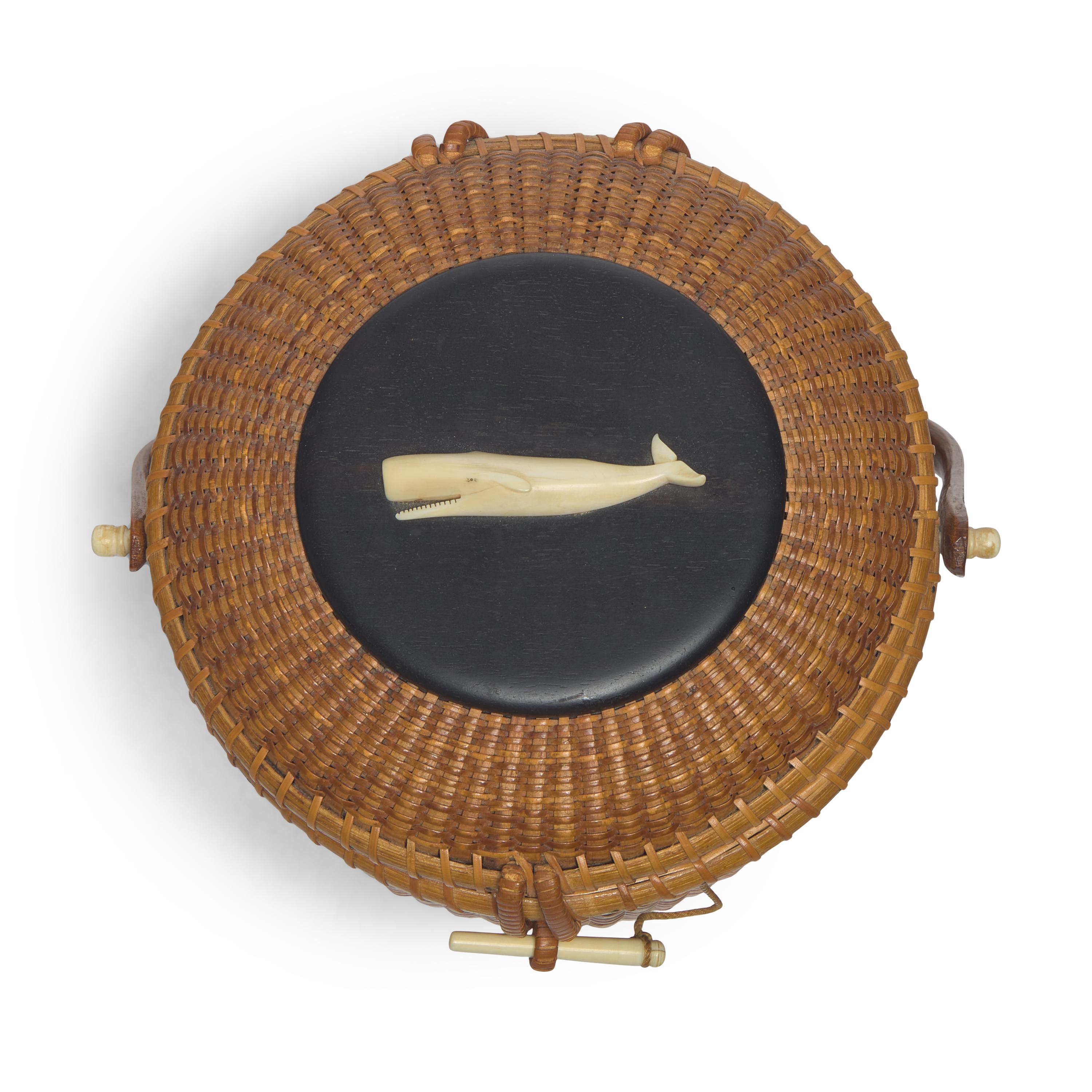 A Nantucket Friendship Basket, Jose Formoso Reyes (1902-1980) Nantucket, Massachusetts, Dated 1957