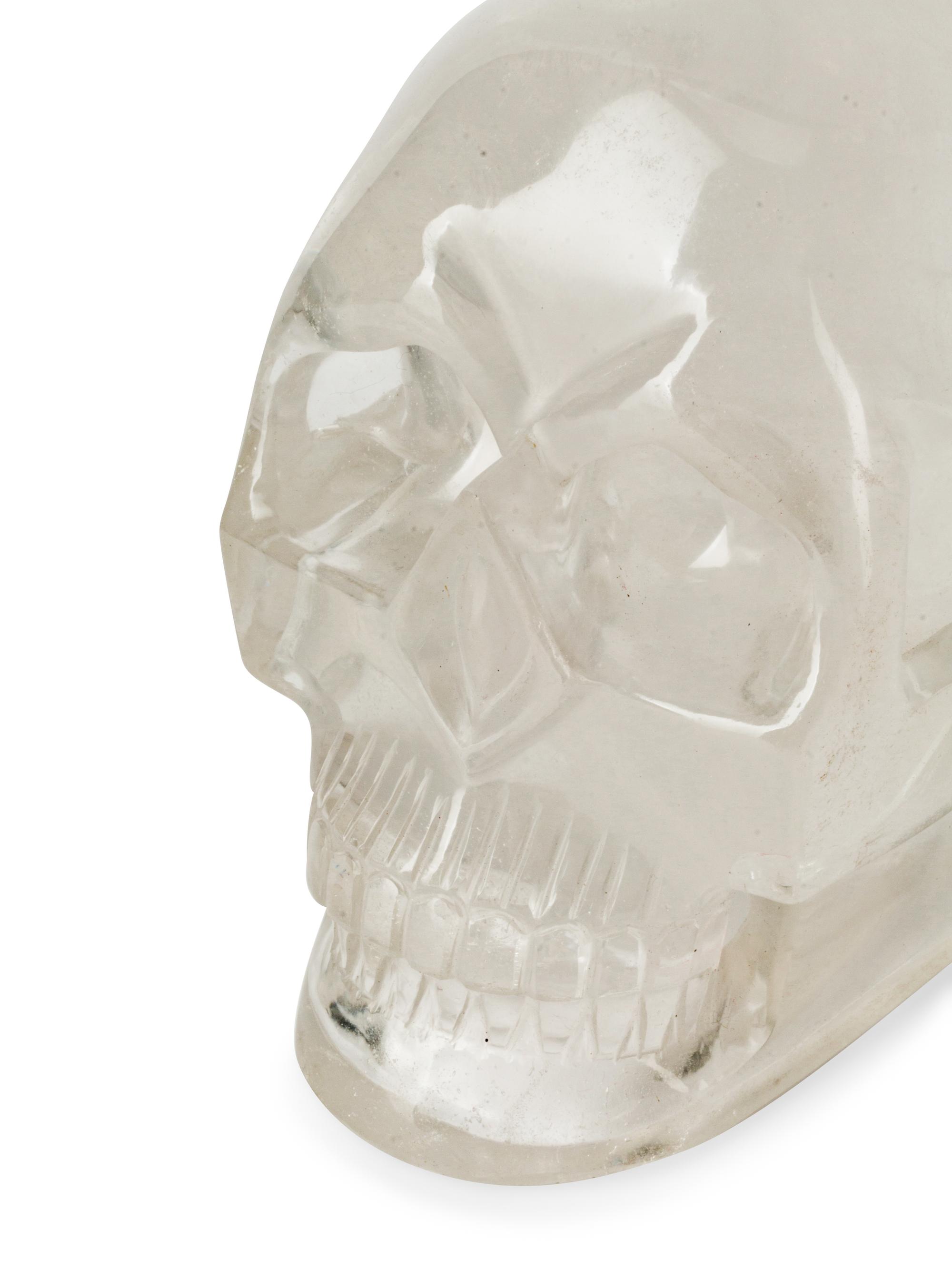 A Rock Crystal Model of a Skull