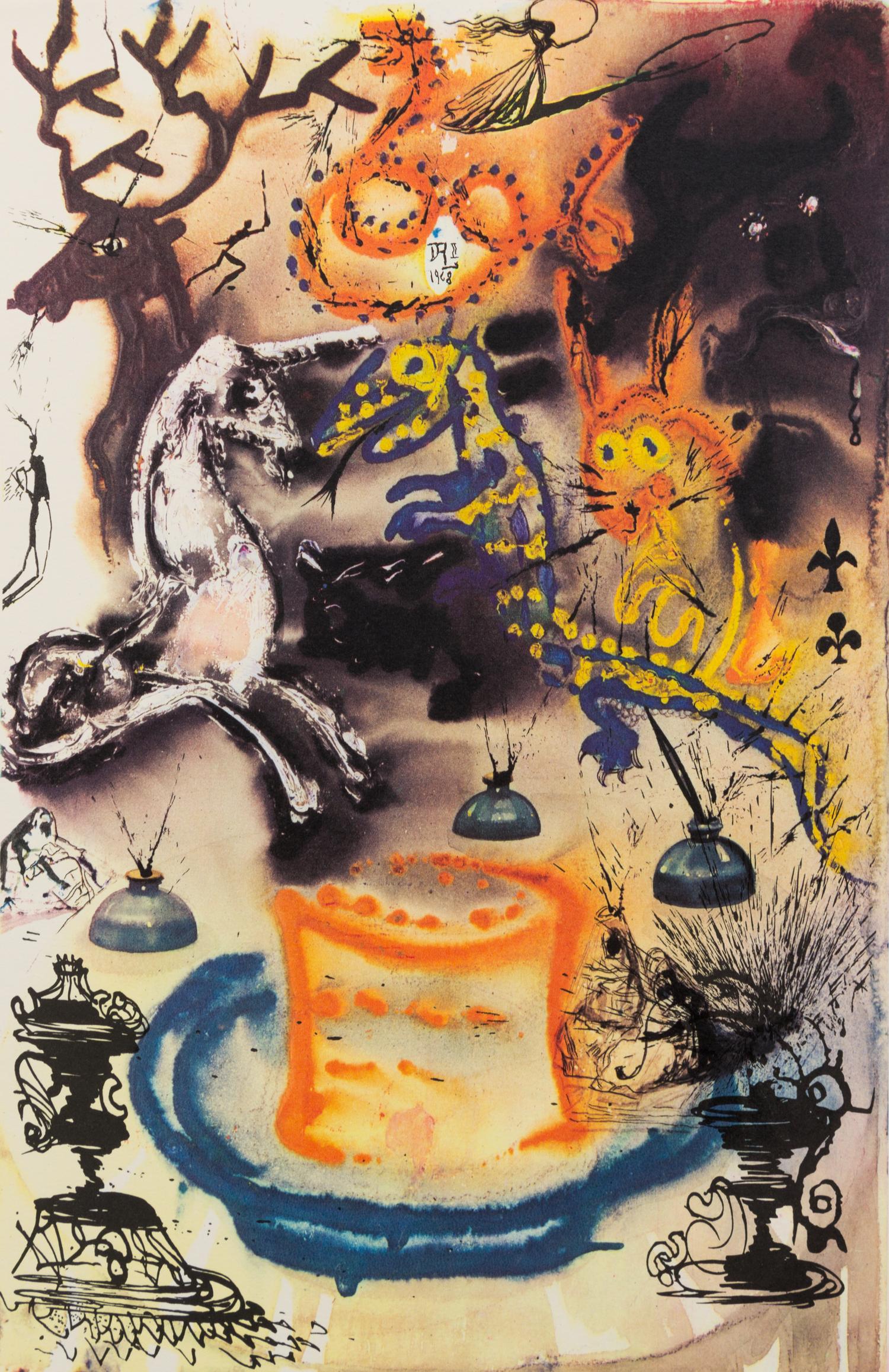 (DALI, SALVADORE) CARROLL, LEWIS. Alice's Adventures in Wonderland. Maecenas Press, 1969. Limited. Signed.