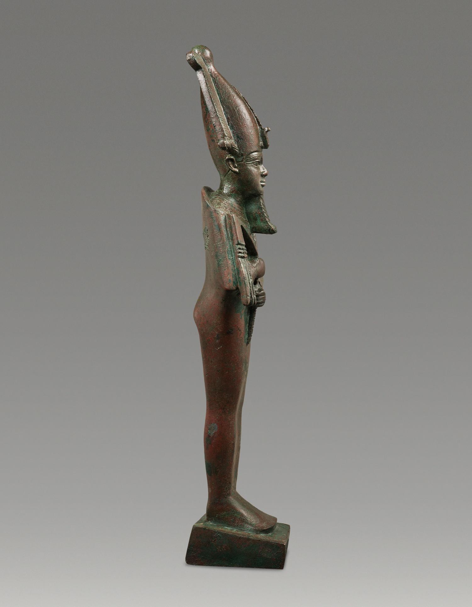 An Egyptian Bronze Osiris