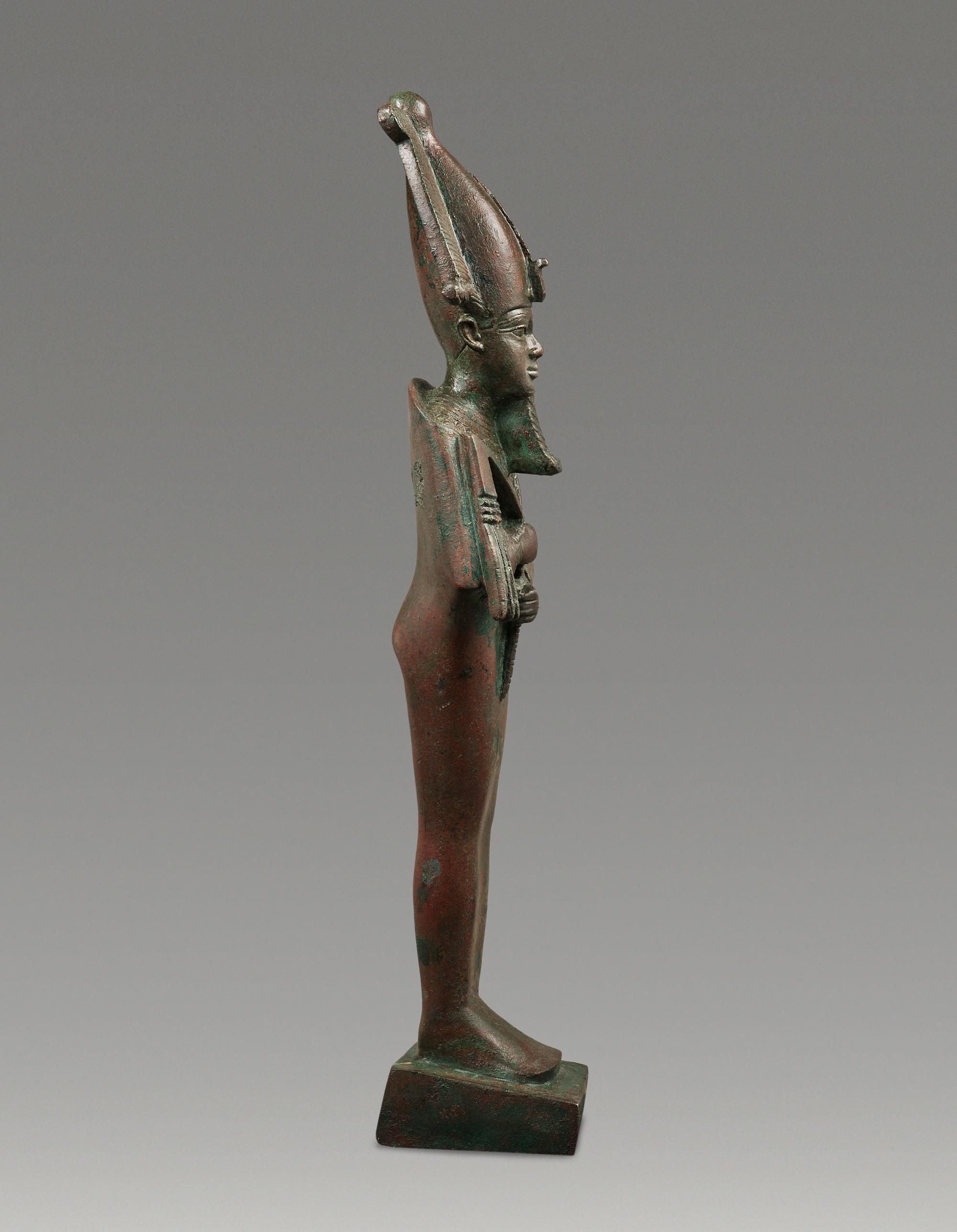 An Egyptian Bronze Osiris