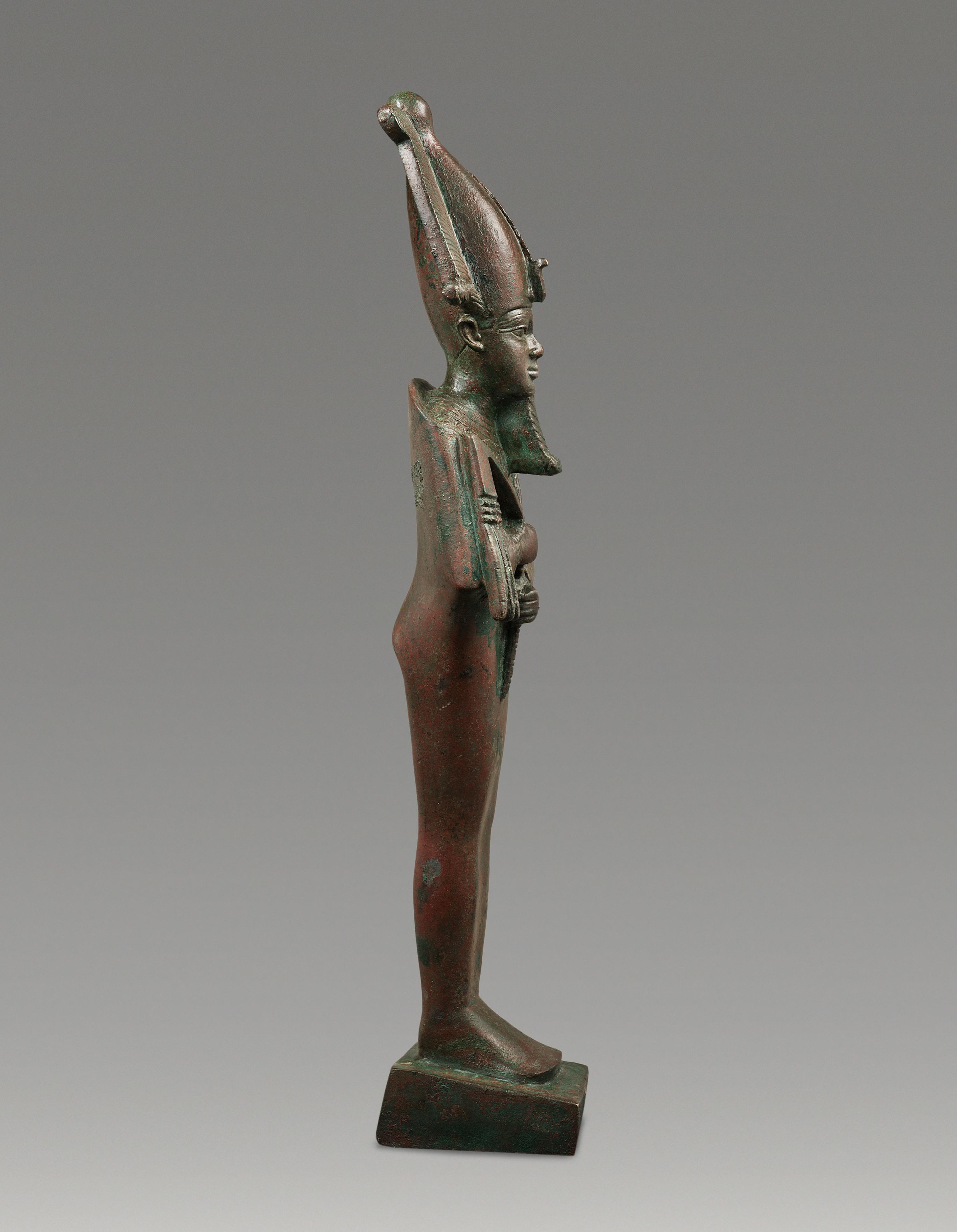 An Egyptian Bronze Osiris
