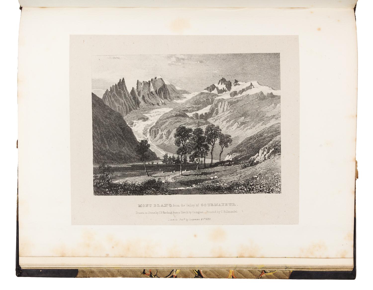 AULDJO, John (d. 1857). Narrative of an Ascent to the Summit of Mont Blanc. London, 1828. FIRST EDITION, LARGE-PAPER COPY.