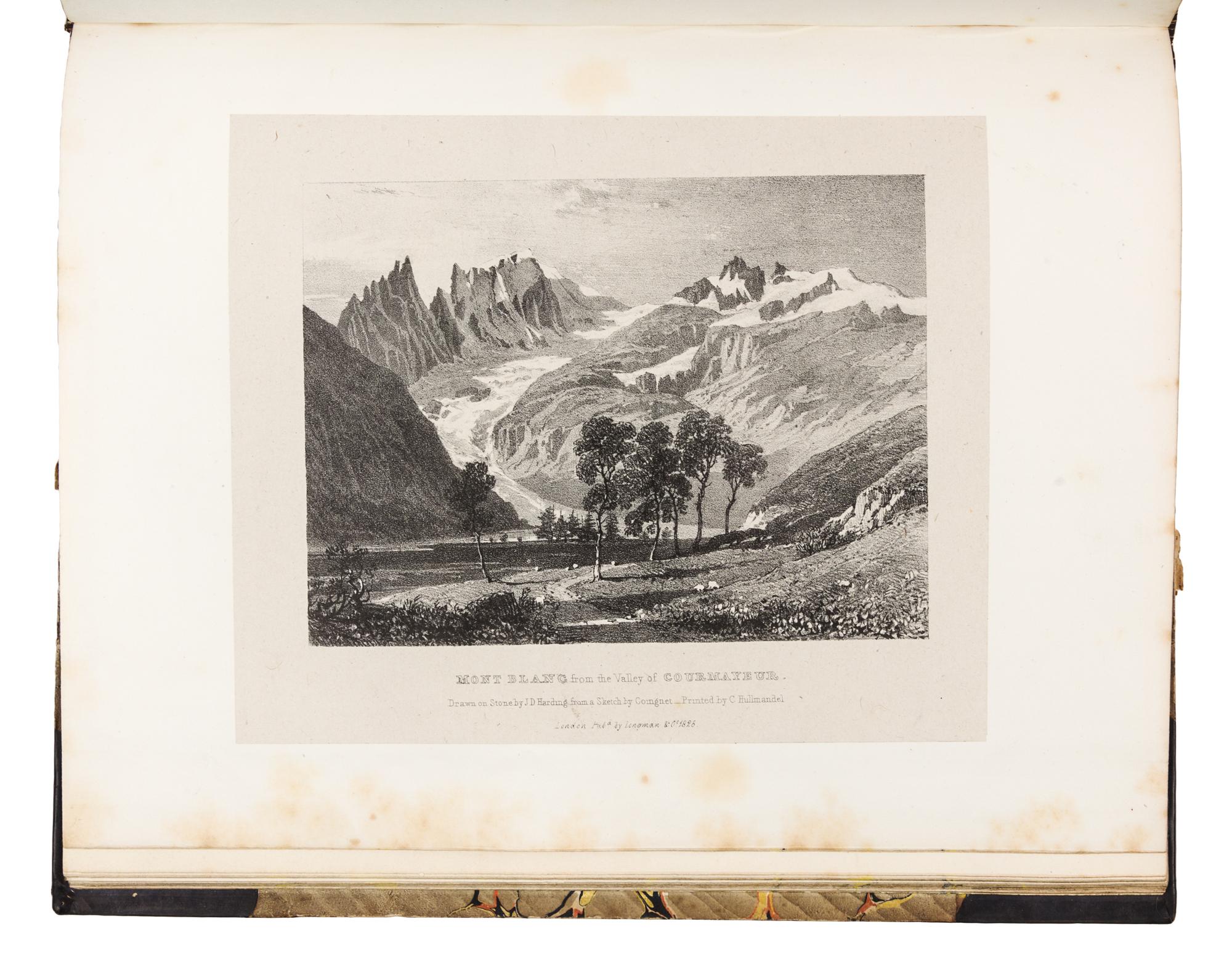 AULDJO, John (d. 1857). Narrative of an Ascent to the Summit of Mont Blanc. London, 1828. FIRST EDITION, LARGE-PAPER COPY.