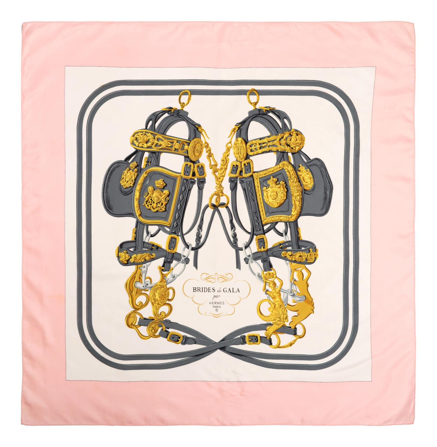 Four Hermès 90cm Silk Scarves