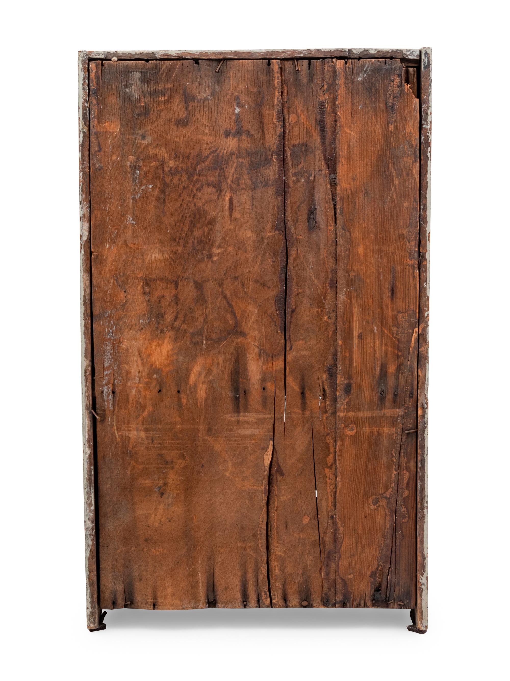 An American Painted Diminutive Cabinet