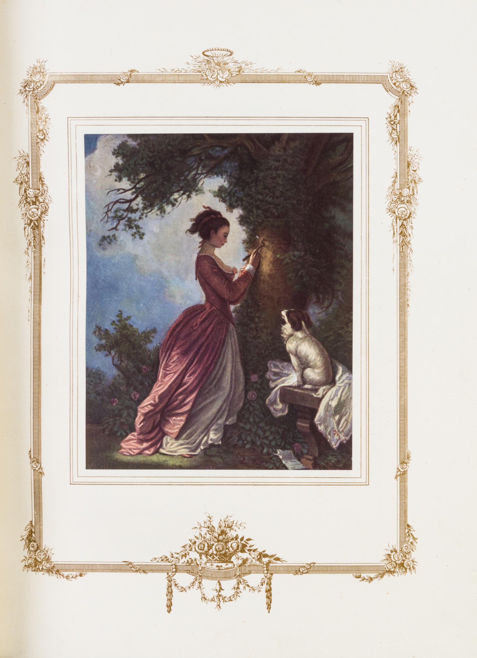 (FRAGONARD, J.H.) GRAPPE, GEORGES. H. Fragonard. Paris, (1913). 2 vols. Limited edition. Finely bound by Meunier.