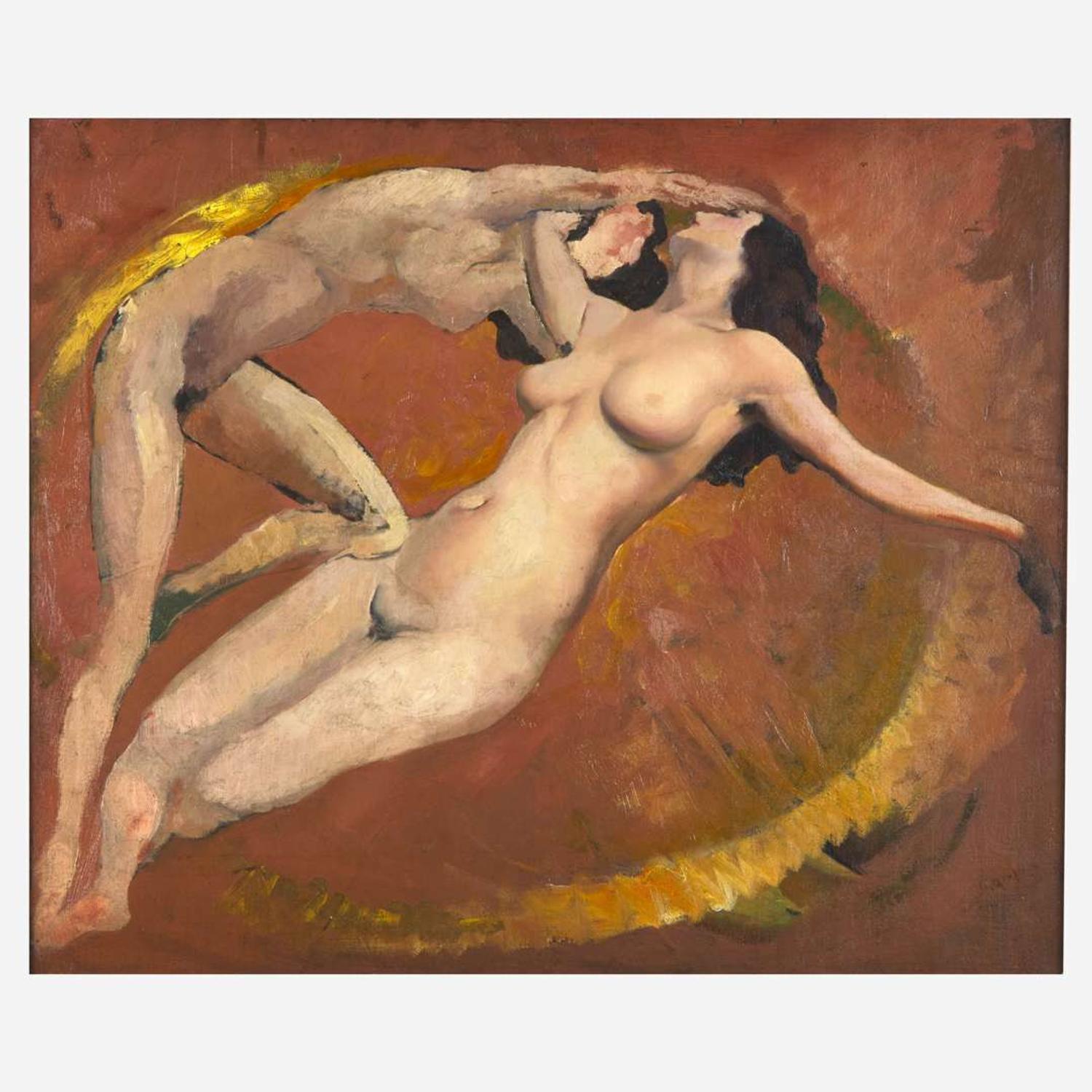 Arthur Beecher Carles (American, 1882–1952) Two Female Nudes