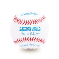 A Joe DiMaggio Signed and Inscribed #5 Official American League Baseball