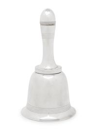 An Asprey Silver-Plate Bell Form Cocktail Shaker