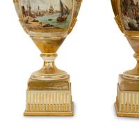 A Pair of Paris Porcelain Vases Mounted as Lamps