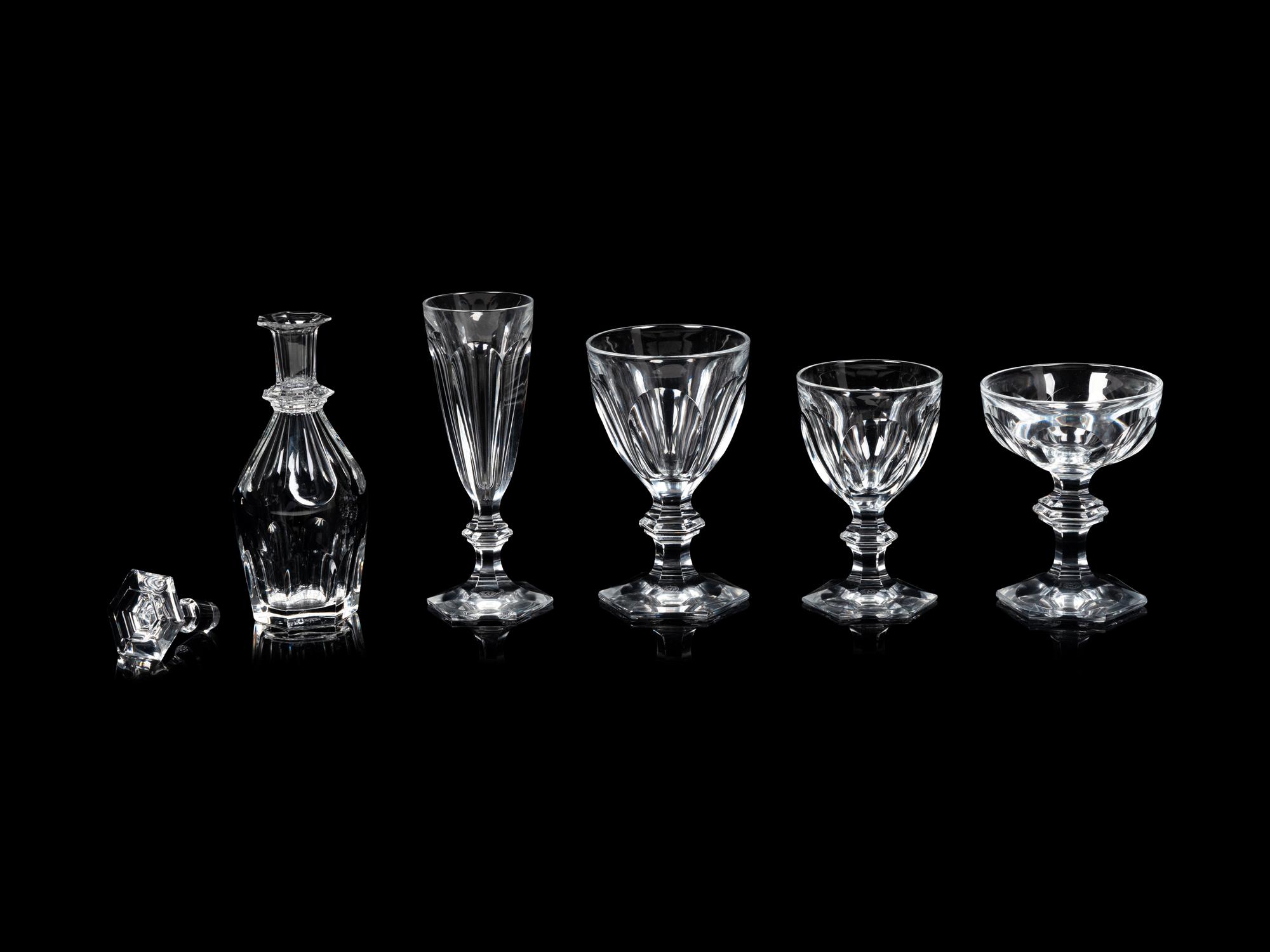 A Baccarat Harcourt Stemware Service