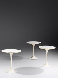 Set of Three Tulip Occasional Tables, model 163F Knoll, USA
