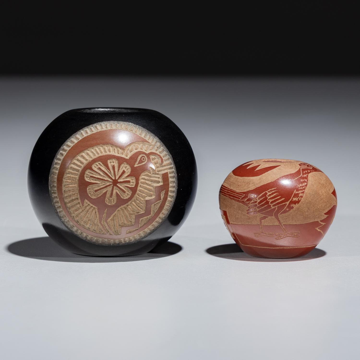 Miniature Sgraffito Pottery