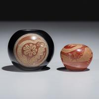 Miniature Sgraffito Pottery