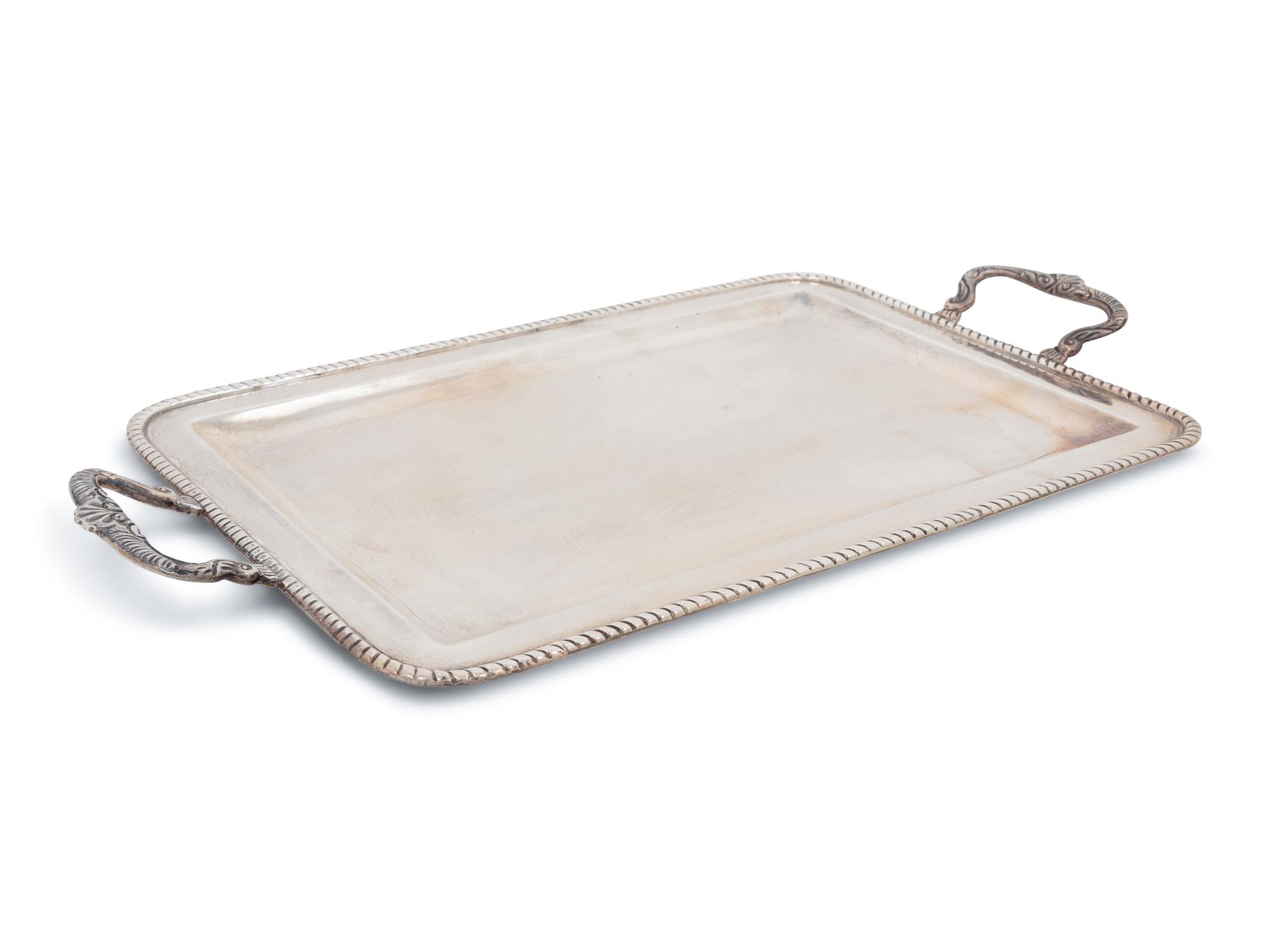 A Mexican Silver Tray