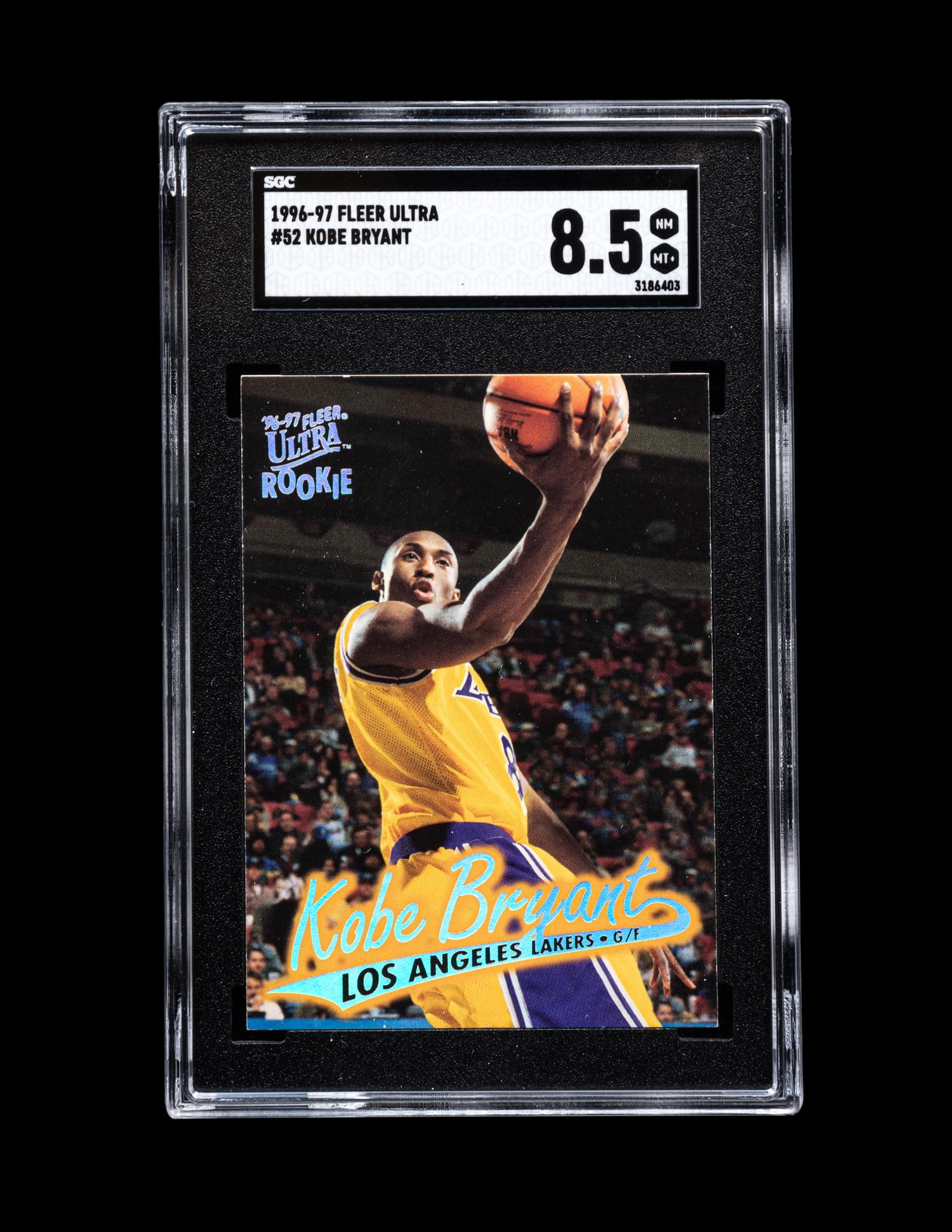 A Group of 1996-97 Fleer Ultra Kobe Bryant Rookie Basketball Cards,