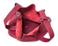 An Hermes Rubis Taurillon Clemence Picotin Lock GM Handbag, 10.5" x 10.5" x 8.5".