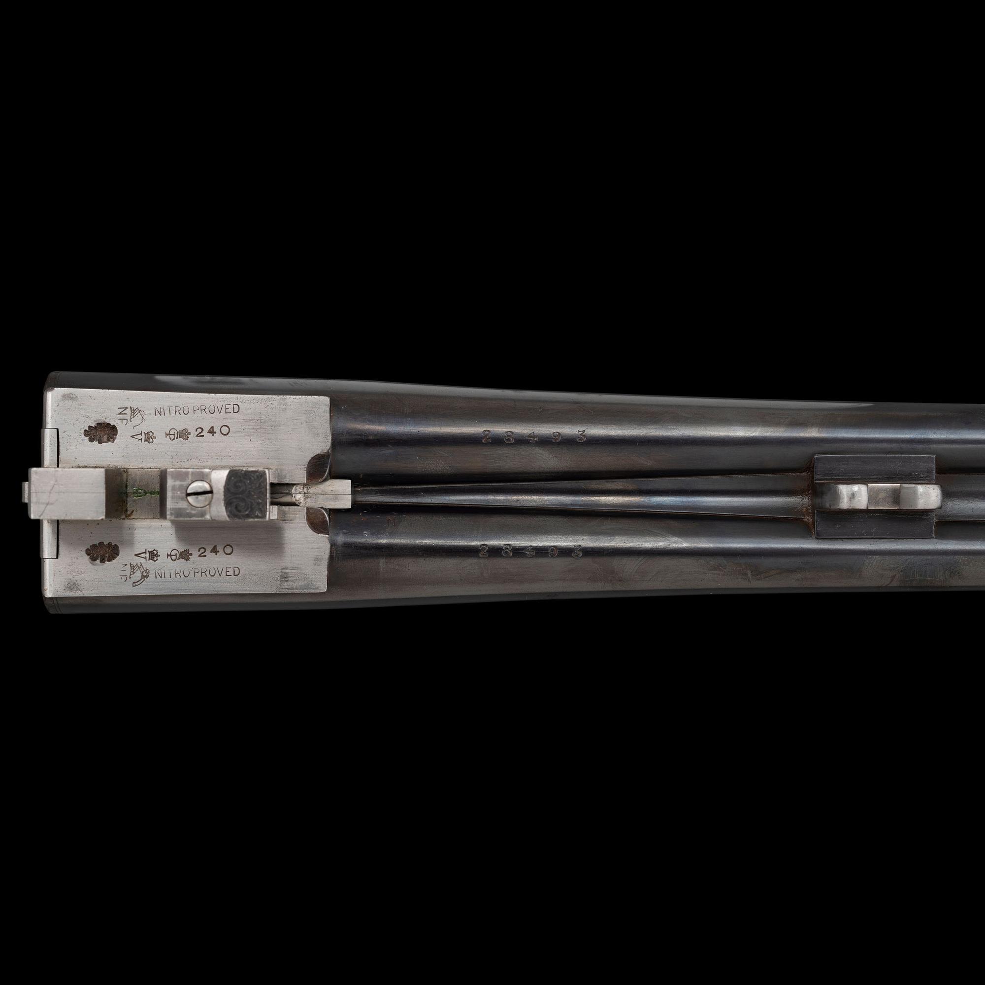 **Holland & Holland Royal Hammerless Full Side Lock Ejector Double Rifle in .240 Flanged with Case and Accessories