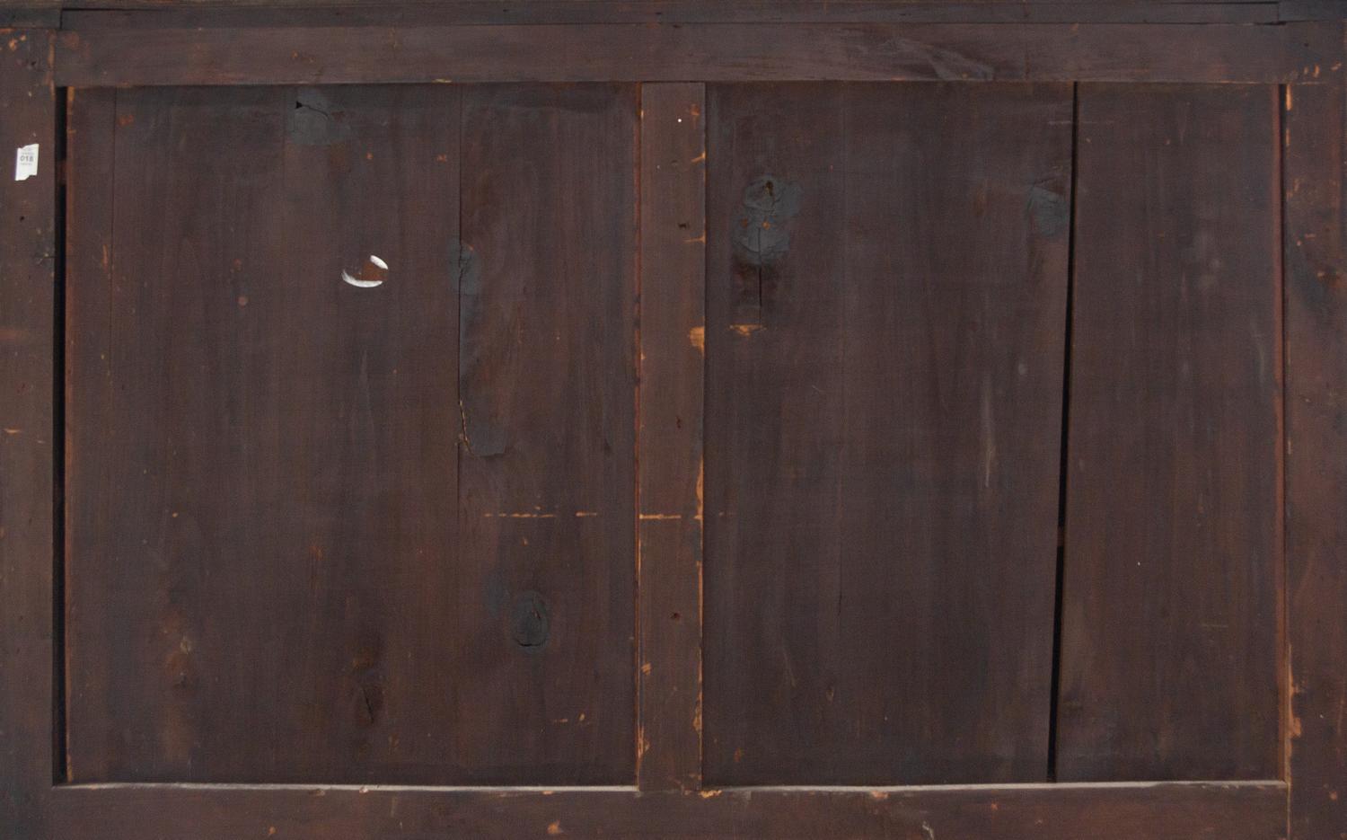 An Italian Walnut and Marquetry Cabinet