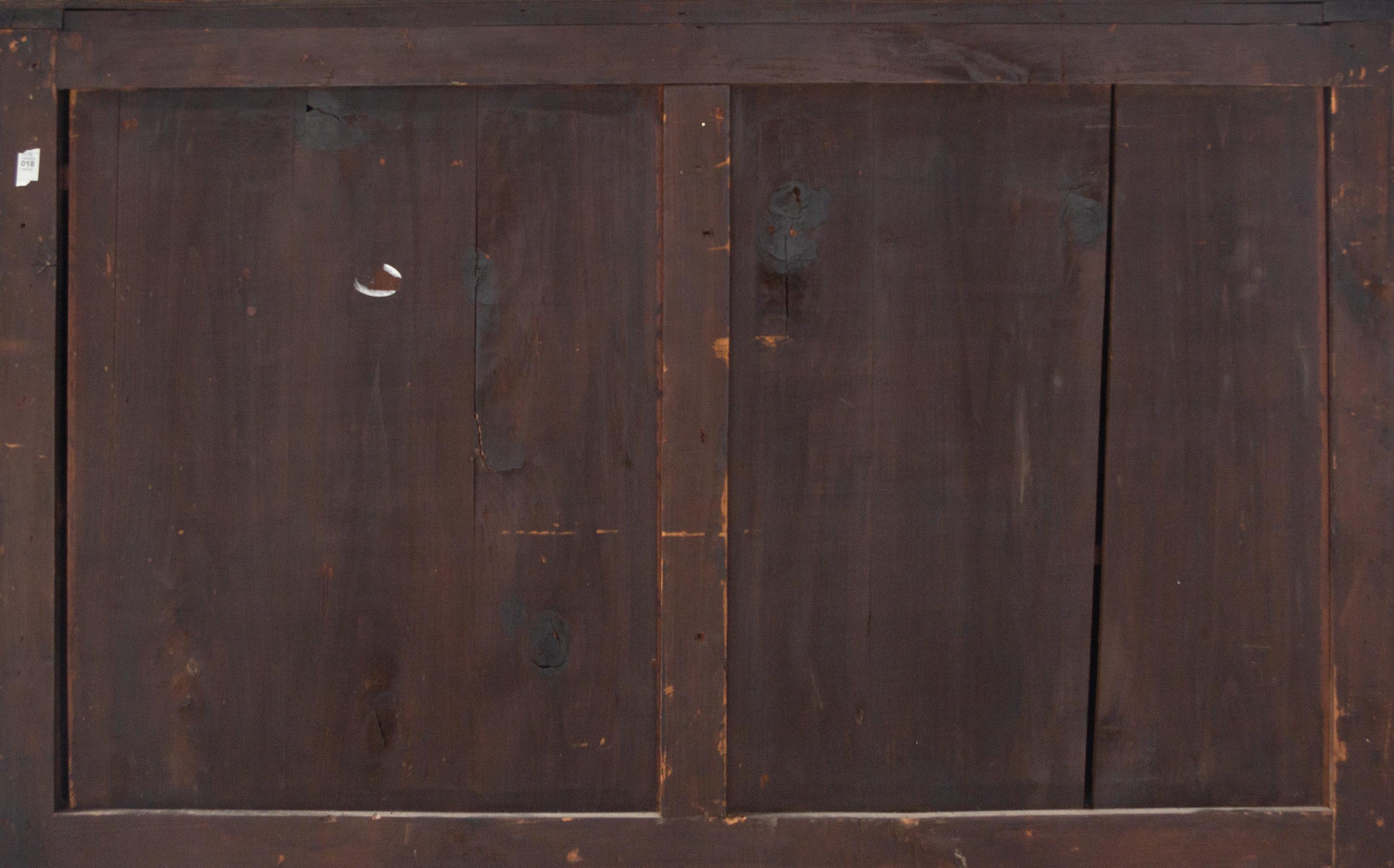 An Italian Walnut and Marquetry Cabinet