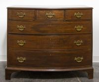 An English Oak Chest of Drawers Height 37 x width 45 x depth 22 inches. — 19TH CENTURY