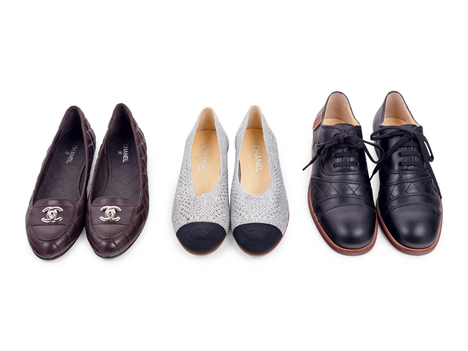 Three Pairs of Chanel Shoes